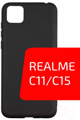 Чехол-накладка Volare Rosso Jam для Realme C11 (черный)