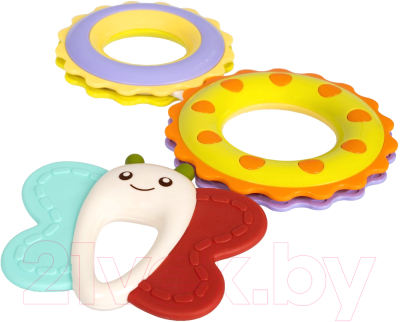 Набор прорезывателей для зубов Bondibon Baby You. Бабочка, восьмерка / ВВ5315