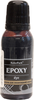 Акриловая краска KolerPark Для эпоксидной смолы (20мл, коричневый)