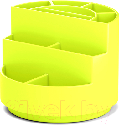 Органайзер настольный Erich Krause Mini Burger. Neon Solid / 55770 (желтый)
