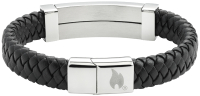 

Браслет Zippo, Steel Bar Braided Leather Bracelet / 2007175