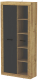 Шкаф с витриной Интерлиния LT-ШВ1 (дуб золотой/антрацит) - 
