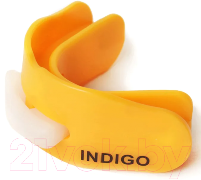 Боксерская капа Indigo MD-01-TP (оранжевый)