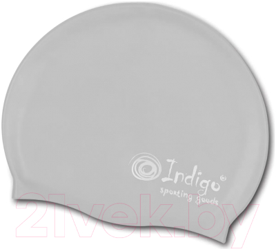 Шапочка для плавания Indigo 101 SC (серый)
