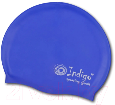 Шапочка для плавания Indigo 103 SC (синий)