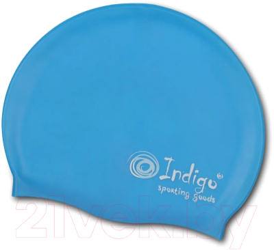 Шапочка для плавания Indigo 108 SC (голубой)