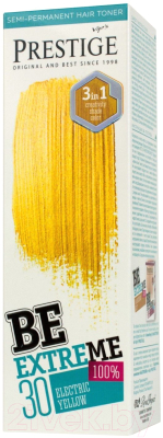 Оттеночный бальзам для волос VIP'S Prestige BeExtreme 30 Электрически-желтый (100мл, электрически-желтый)