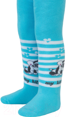 Колготки детские Conte Kids Sof-Tiki 390 (р.80-86, бирюзовый)