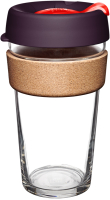 Многоразовый стакан KeepCup Brew Cork L Red Bells / BCREDB16 - 