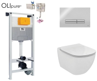 

Унитаз подвесной с инсталляцией Ideal Standard, OP-T0079 + 139179
