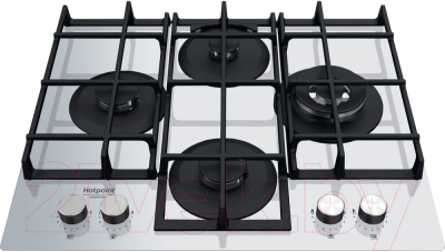 Газовая варочная панель Hotpoint HAGS 62F/WH