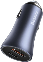 Зарядное устройство автомобильное Baseus CCJD-0G (темно-серый) - 