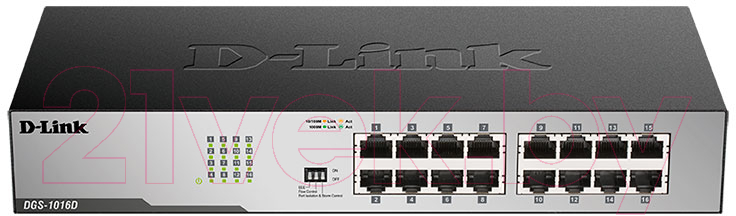 Коммутатор D-Link DGS-1016D/I2A