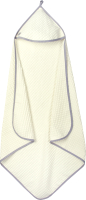 Полотенце с капюшоном Amarobaby Waffle / AB215403WM/33 (молочный) - 