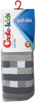 Колготки детские Conte Kids Sof-Tiki 393 (р.116-122, серый)