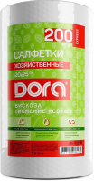 

Комплект салфеток хозяйственных Dora, Вискоза с текстурой соты в рулоне 20х25см / 2001-056