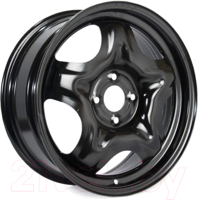 Изображение товара Штампованный диск ТЗСК Renault Sandero 16x6.5" 4x100мм DIA 60.1мм ET 37мм Черный глянец