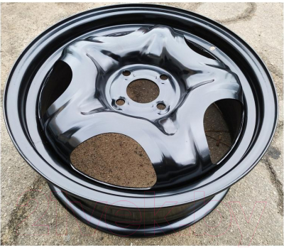 Изображение товара Штампованный диск ТЗСК Renault Sandero 16x6.5" 4x100мм DIA 60.1мм ET 37мм Черный глянец