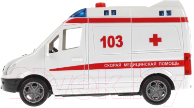 Изображение товара Автомобиль игрушечный Технопарк Mercedes-Benz Sprinter Скорая / SPRINTERVAN-15PLAMB-WH