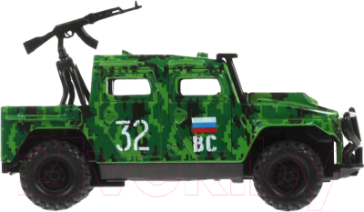 Автомобиль игрушечный Технопарк Армейский внедорожник Пикап / HUMVEPICKUP-12MIL-BN