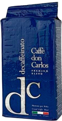 Кофе молотый Carraro Don Carlos Decaffeinato / 150205 (250г)