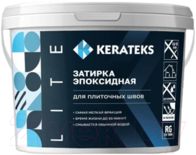 Изображение товара Фуга эпоксидная Kerateks Lite С70 (1кг, белый)