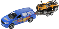 Автомобиль игрушечный Технопарк Kia Sorento Prime Спорт с квадроциклом / SB-18-05WB - 