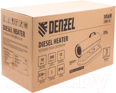 Тепловая пушка дизельная Denzel DHG-10 (96481)