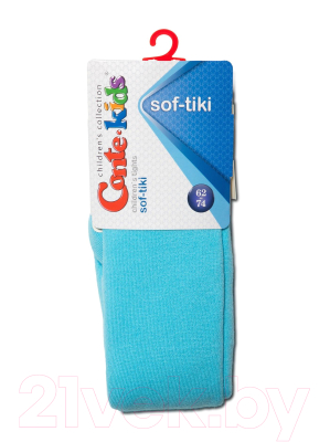 Изображение товара Колготки детские Conte Kids Sof-Tiki 390 (р.62-74, бирюзовый)