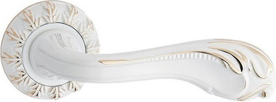 Ручка дверная Vantage V65WG (белый/золото) - 