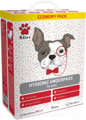 Одноразовая пеленка для животных Harper Hygienics Petino 60x60 (30шт)