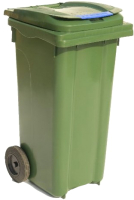 Контейнер для мусора Razak Plast 120л (зеленый)