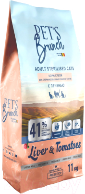 Сухой корм для кошек Pet's Brunch Adult Sterilised Cats (11кг)