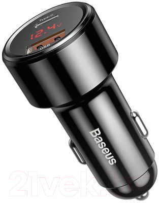 Зарядное устройство автомобильное Baseus CCMLC20C-01 (черный)