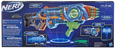Бластер игрушечный Hasbro Nerf Элит 2.0 Флип / F2553EU4