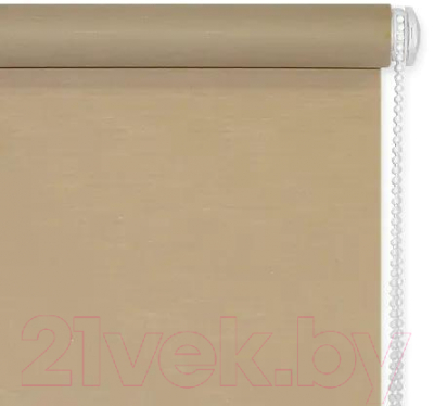 Изображение товара Рулонная штора Jalux Лен 881 85x160 (капучино)