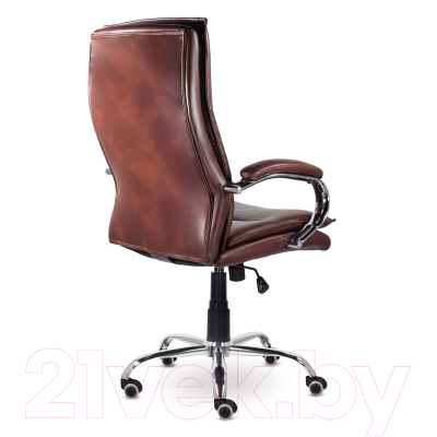 Кресло офисное Brabix Premium Cuba EX-542 / 532550 (экокожа/коричневый)