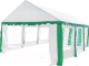 Торговая палатка Sundays Party 3x6 (белый/зеленый) - 