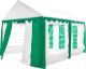 Торговая палатка Sundays Party 4x4 (белый/зеленый) - 