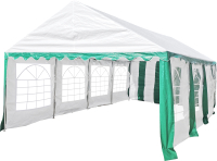 Торговая палатка Sundays Party 4x8 (белый/зеленый) - 
