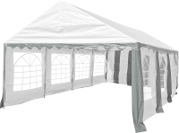 Торговая палатка Sundays Party 4x8 (белый/серый) - 