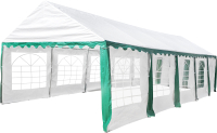 Торговая палатка Sundays Party 4x10 (белый/зеленый) - 