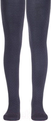 Изображение товара Колготки детские Conte Kids Class 300 (р.140-146, серый/фиолетовый)