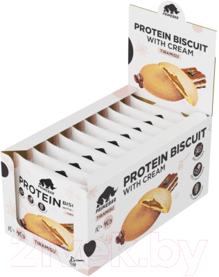 Протеиновое печенье Prime Kraft Primebar Biscuit (10x40г, тирамису)