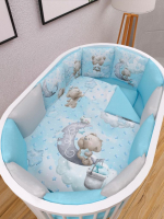 

Комплект постельный для малышей Amarobaby, Candy Bear / AB213017CB/19