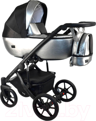 Детская универсальная коляска Bexa Air Pro 2 в 1 (Al 18, светло-серый/черный)