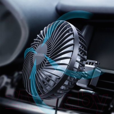 Вентилятор автомобильный Baseus Departure Vehicle Fan / CXQC-A03 (черный)