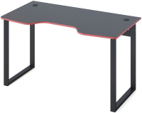 Компьютерный стол Сокол-Мебель КСТ-19 (черный/красный) - 