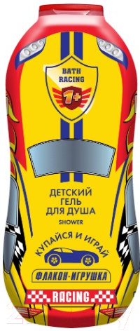 Гель для душа детский Гонки Купайся и играй 1+ (300мл)