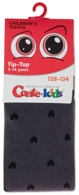 Колготки детские Conte Kids Tip-Top 574 (р.128-134, темно-серый)